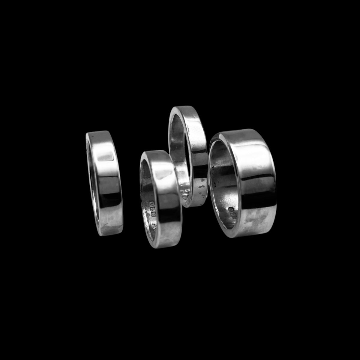 Silver Band assorted sizes