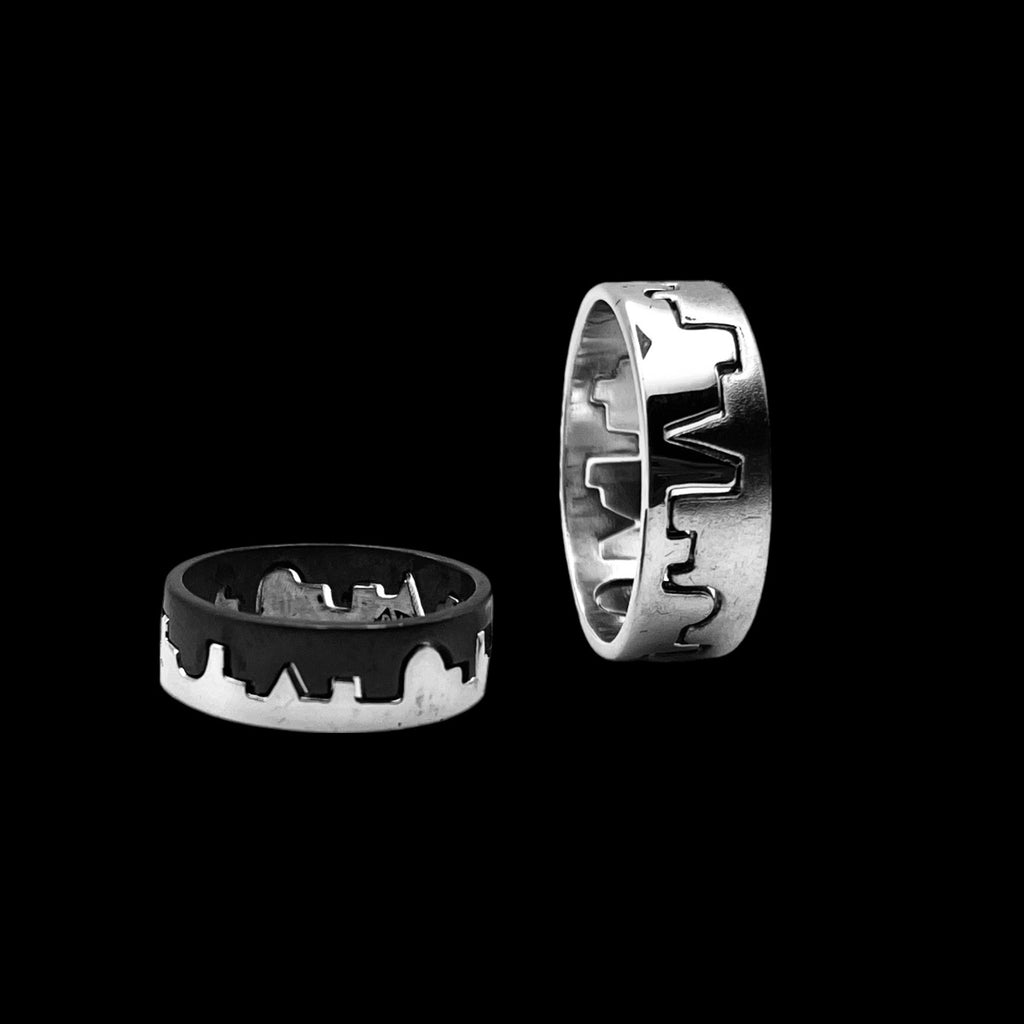 Puzzle Rings - Geometric (7mm)