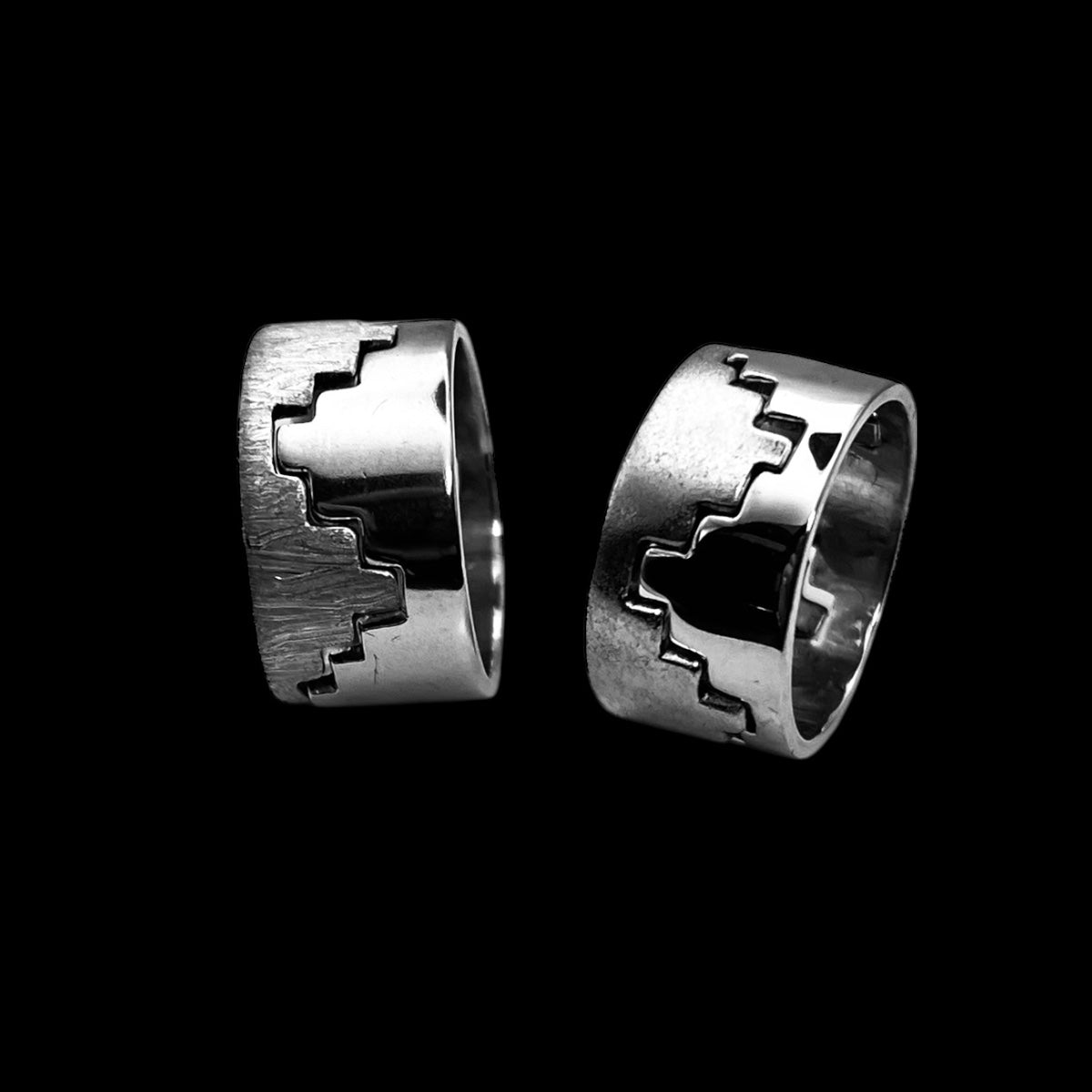 Puzzle Rings- Large Steps