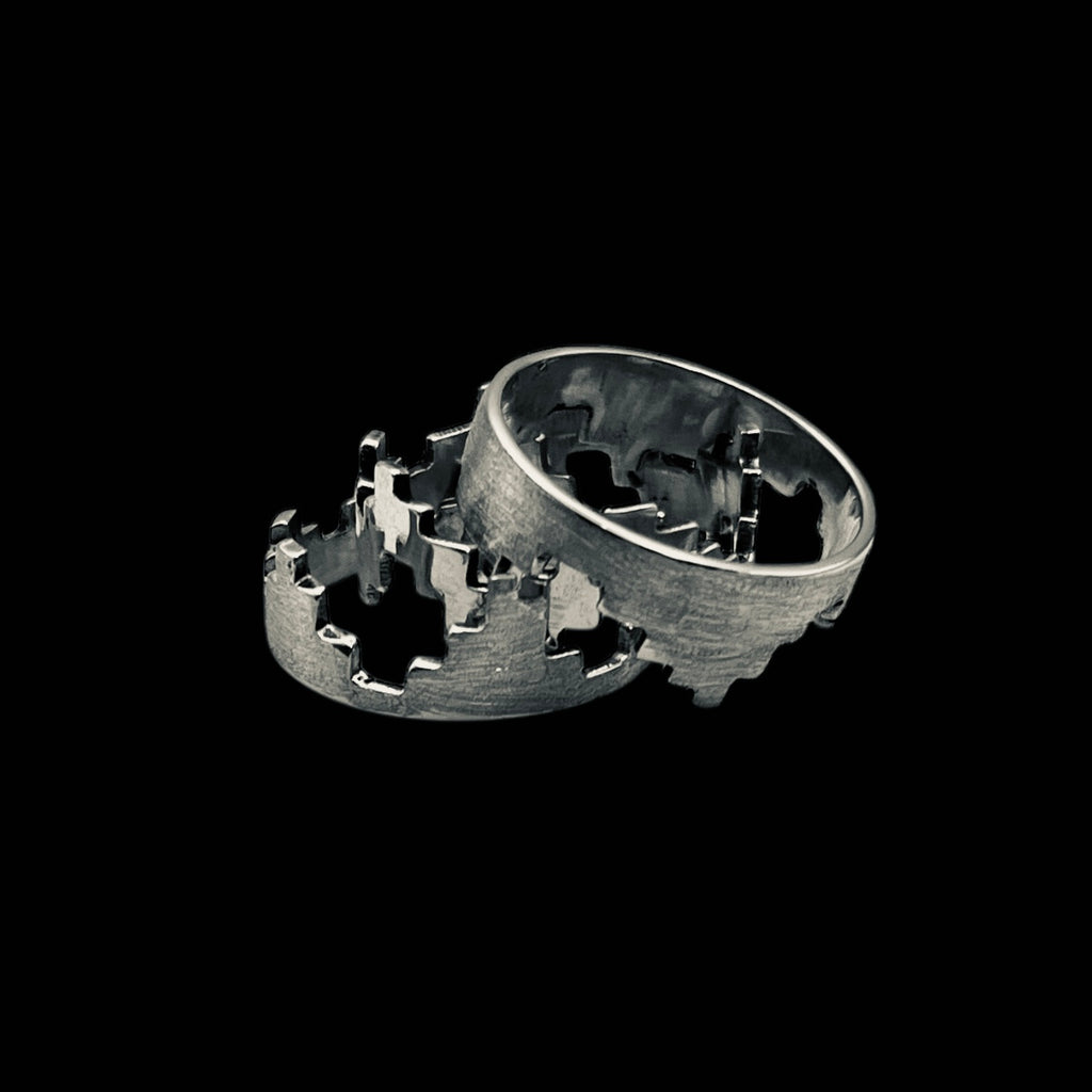 Triple Puzzle Rings - Small Steps